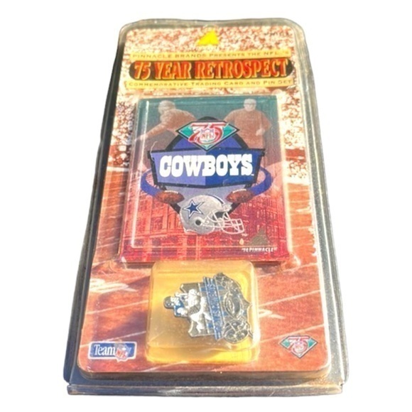 COWBOYS Trading Card and Pin Pinnacle Football Pin-Cards - Picture 1 of 5